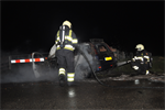 Prio 1 Brand Wegvervoer Auto Mienskerwei Eastermar